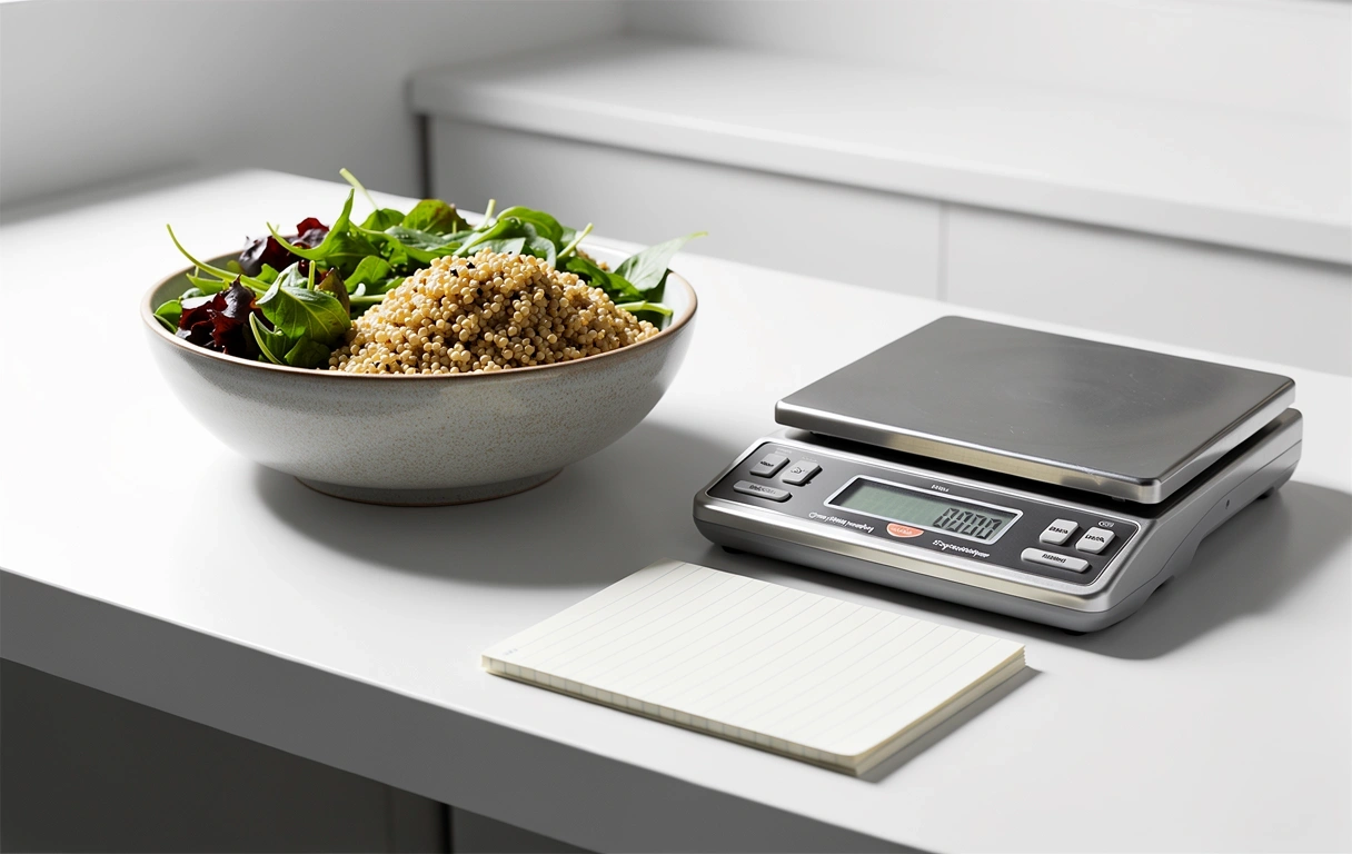 Entorno educativo de control de porciones